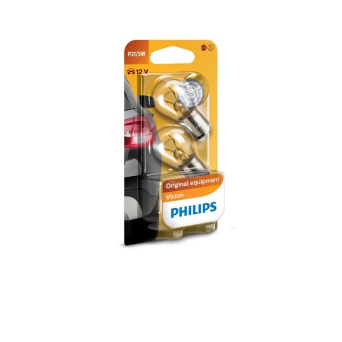 2x Philipsin Merkkivalot Standard P21/5 - 21 W