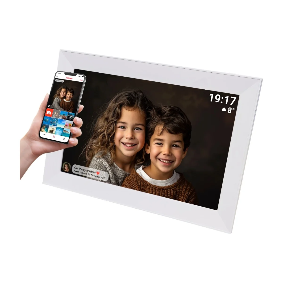 DENVER FRAMEO PFF-1012W - White