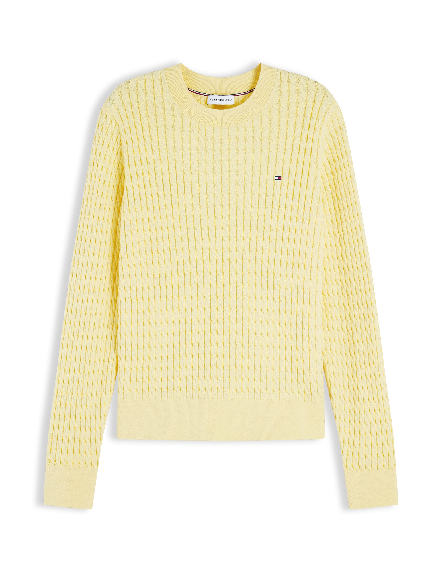 TOMMY HILFIGER Neulepaita  vaaleankeltainen