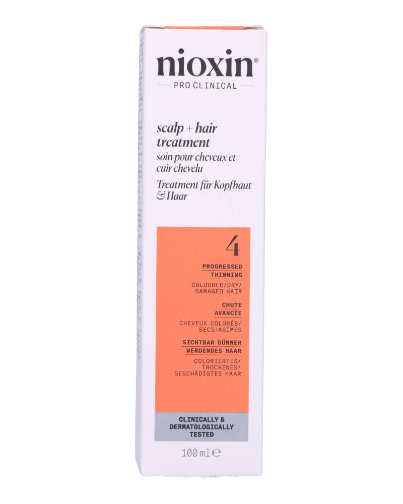 Nioxin System 4 Scalp Treatment for Colored Thinning Hair 100 ml