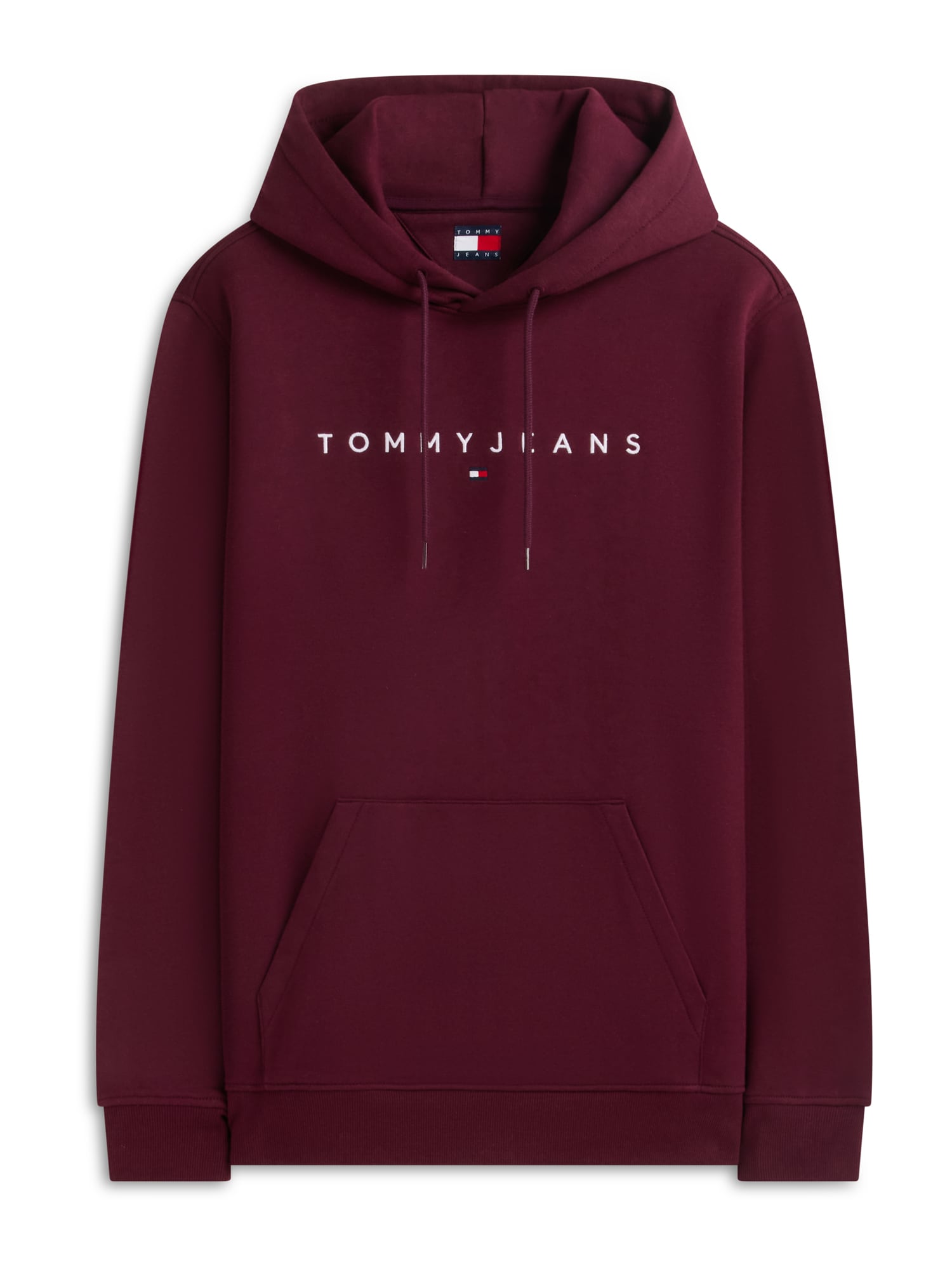 Tommy Jeans Collegepaita viininpunainen / valkoinen