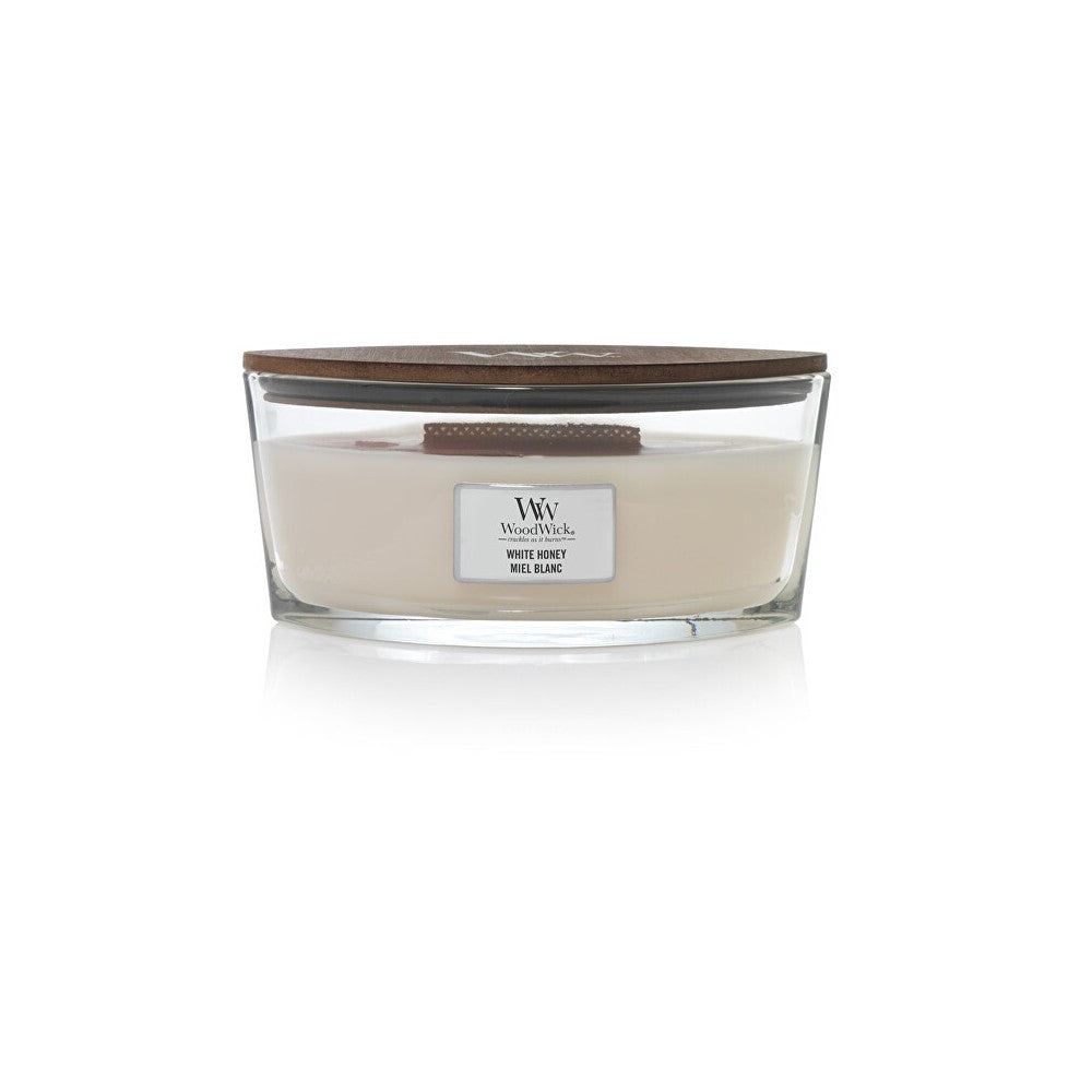 Woodwick Ship Tuoksukynttilä Valkoinen Hunaja 453.6g