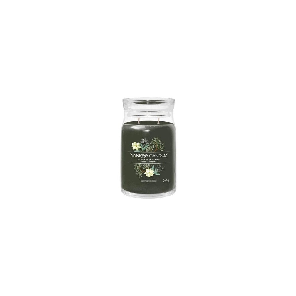 Yankee kynttilän hopea salvia & mänty Signature kynttilä - 368,0 g
