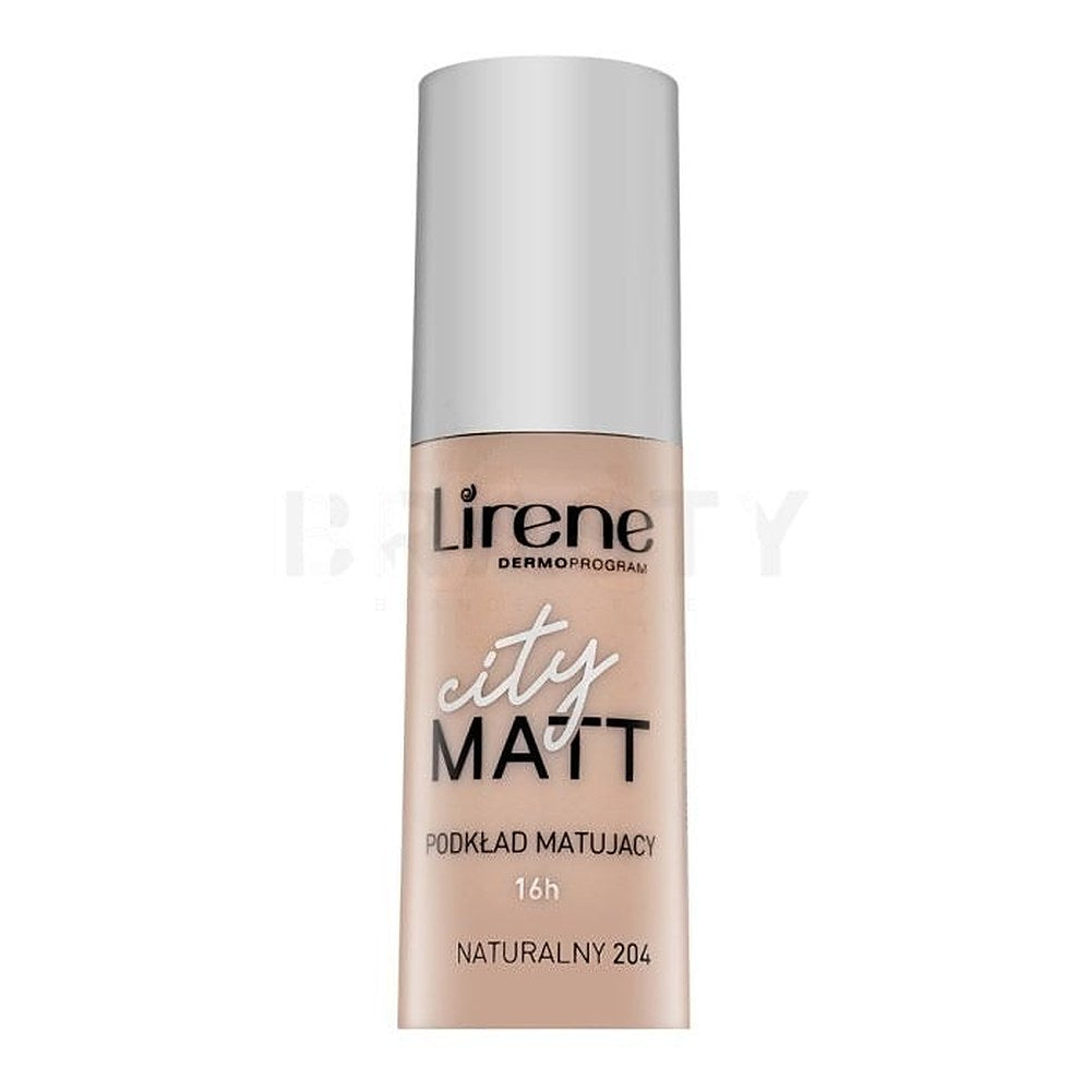 Lirene City Matt Fondotinta Liquido Opacizzante 204 Naturale 30 ml — Fondotinta