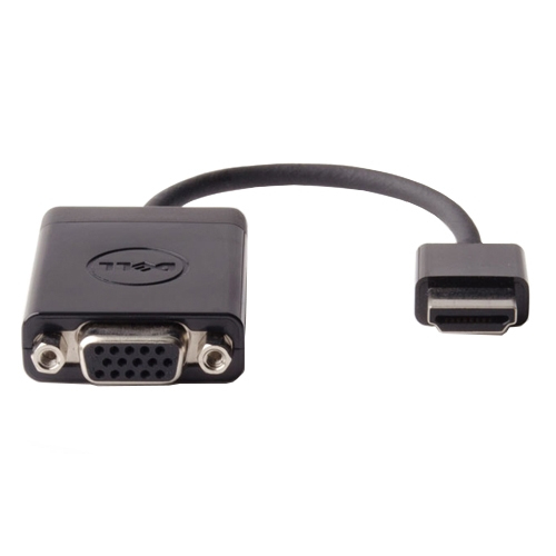 Dell DAUBNBC084 - HDMI-VGA-videosovitin, musta