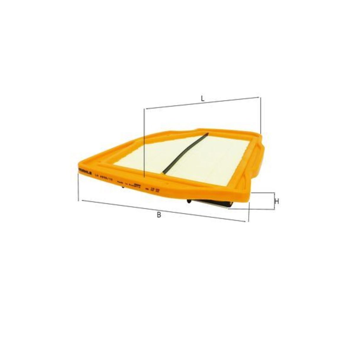 Ilmansuodatin MAHLE LX 4898/10