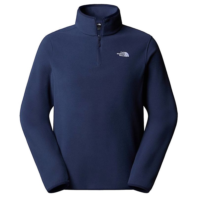 The North Face M Glacier Fleece 1/4 Zip Jacket Summit Navy - XL