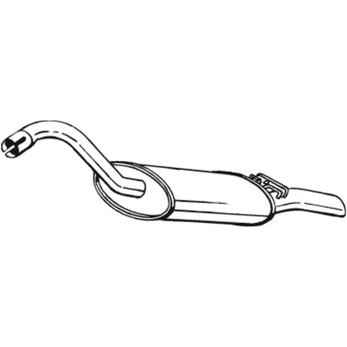 Takaäänenvaimentaja BOSAL 105-017