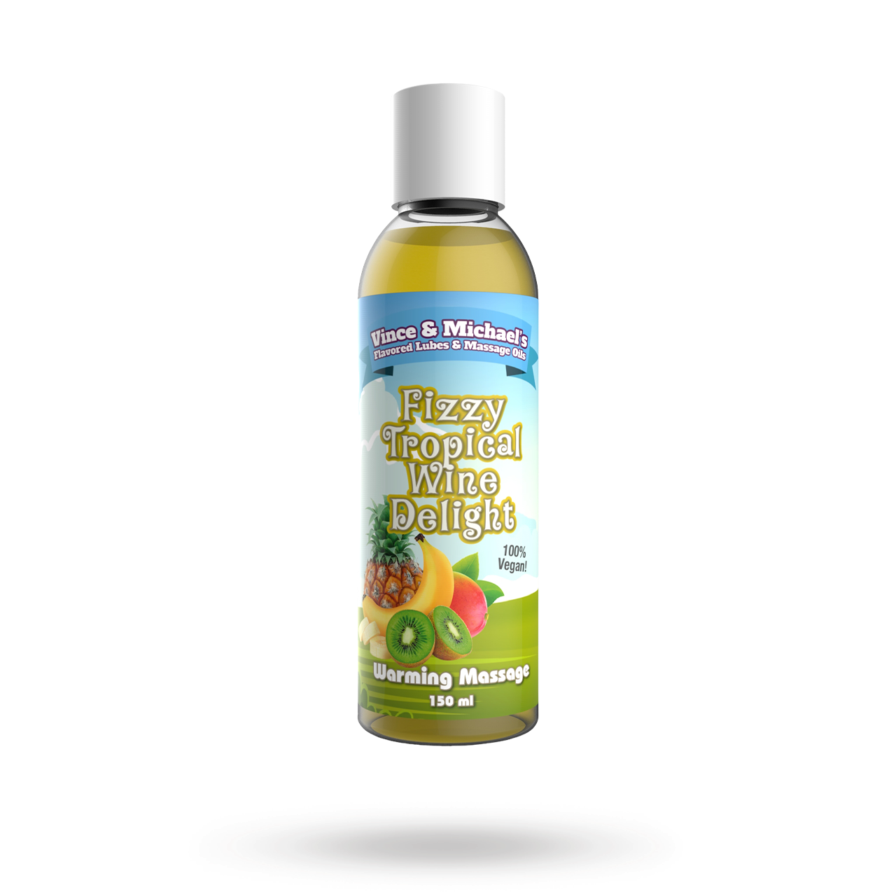 Fizzy Tropical Wine Delight Warming Massage 150ml Hierontaöljy