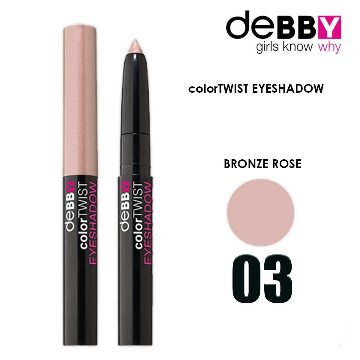 Debby Color Twist Luomiväripuikko '03 Ruusukulta
