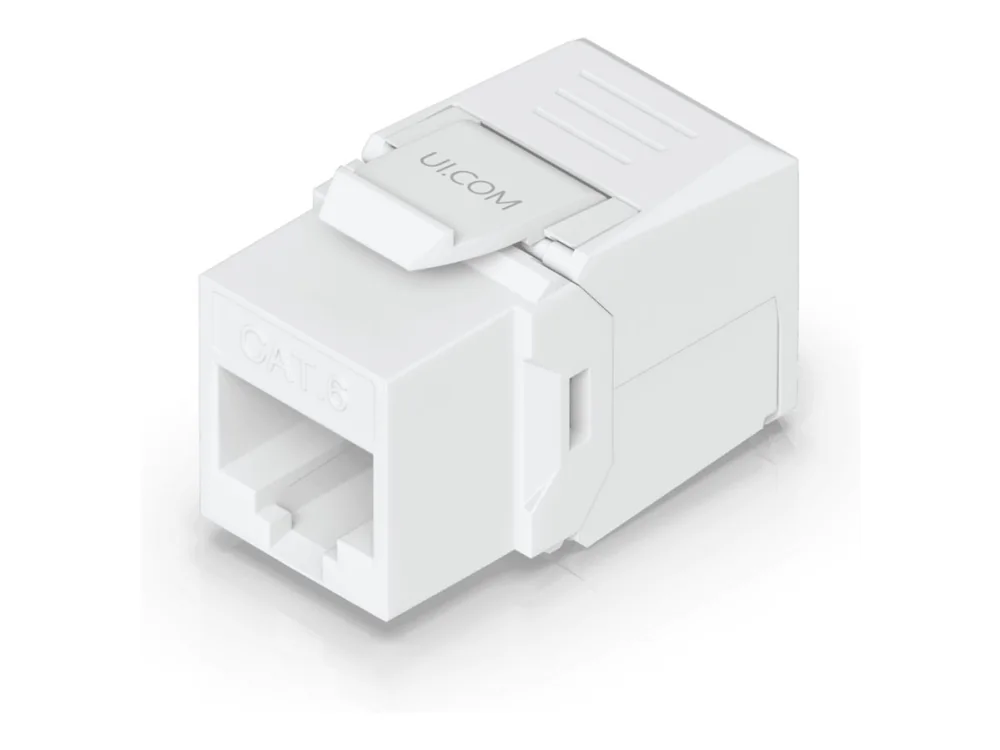 Ubiquiti UACC-Keystone-Jack-C6, Tasainen, Valkoinen, RJ-45, LSA, Naaras, 23/26