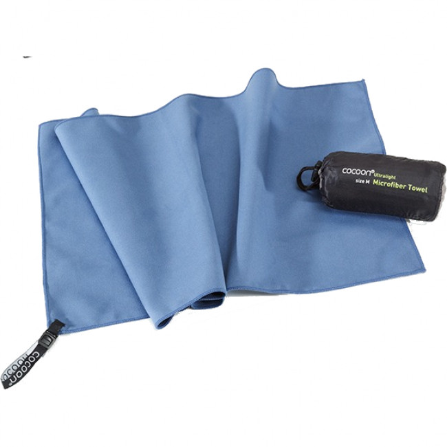Cocoon Towel Ultralight, mikrokuitupyyhe, fjordinsininen