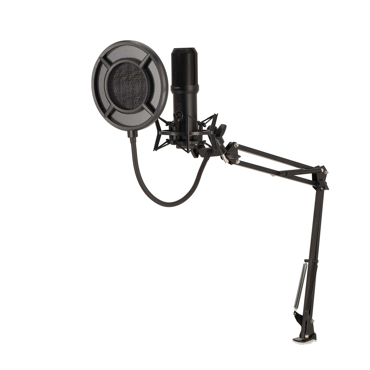 Nedis Suoratoisto- ja Pelimikrofoni | Kodinkone: Notebook / Pöytätietokone | USB Type-A | On/off-kytkin | POP Filter