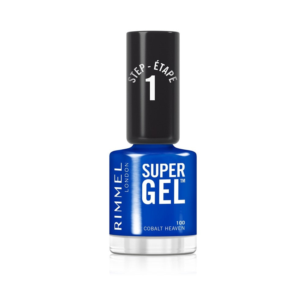 Rimmel Supergeelikynsilakka ilman UV/LED-lamppua, väri 100 Cobalt Heaven, 12 ml