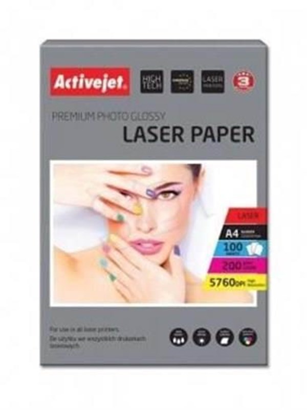 Fotopapper – Activejet A4 100 st