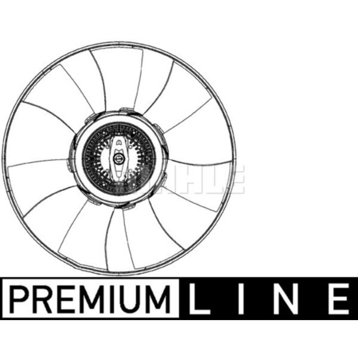 Jäähdyttimen tuuletin MAHLE CFF 493 000P