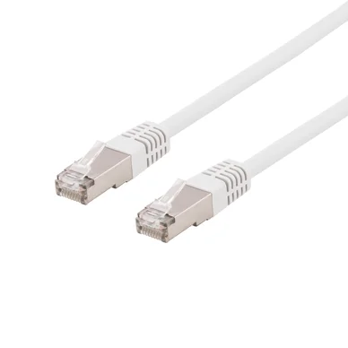 DELTACO S/FTP Cat6 laitekaapeli, Delta-sert., LSZH, 2m, valkoinen SFTP-62VH Vastaa: N/A