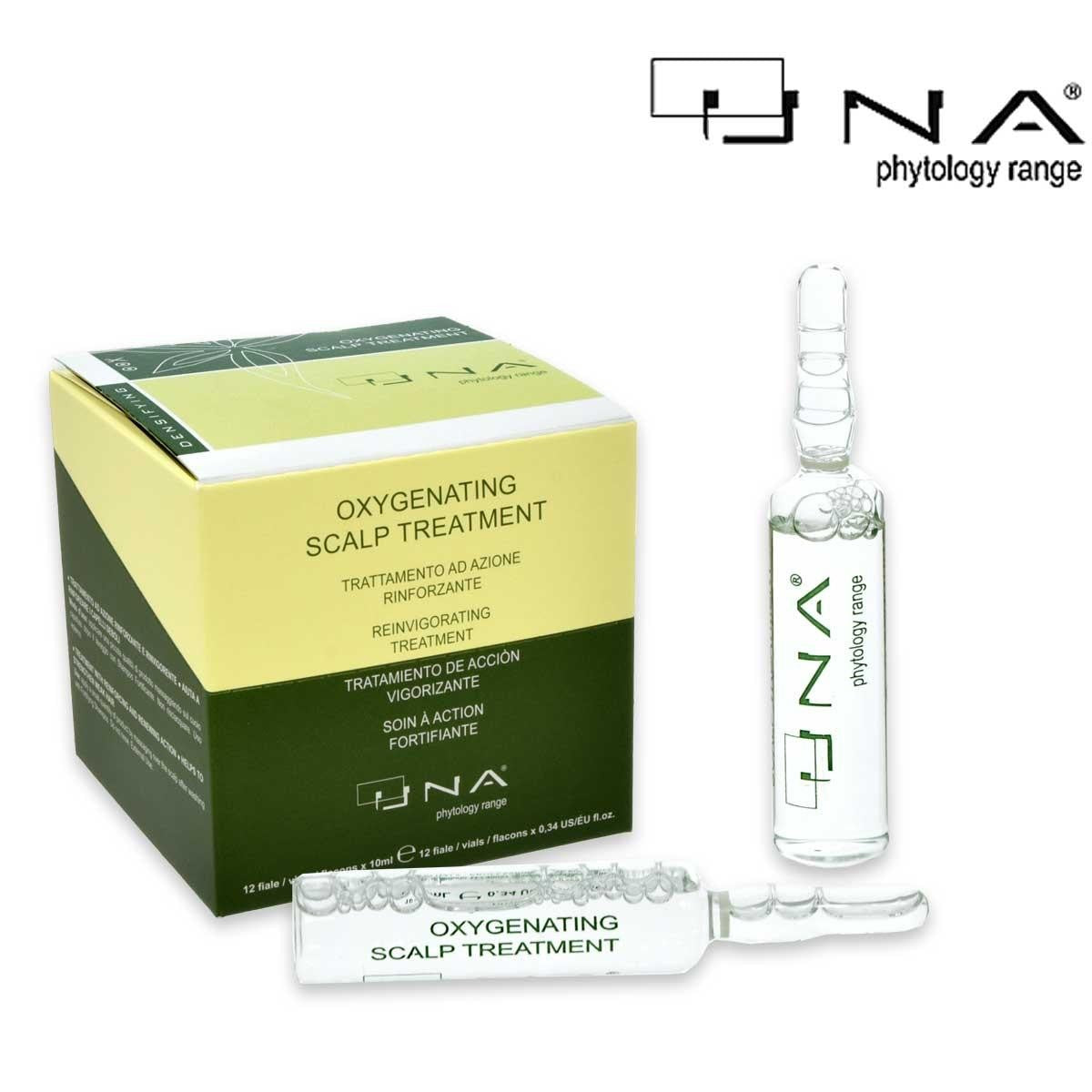 Una hapettava päänahan hoitolaatikko 12 pulloa x 10 ml
