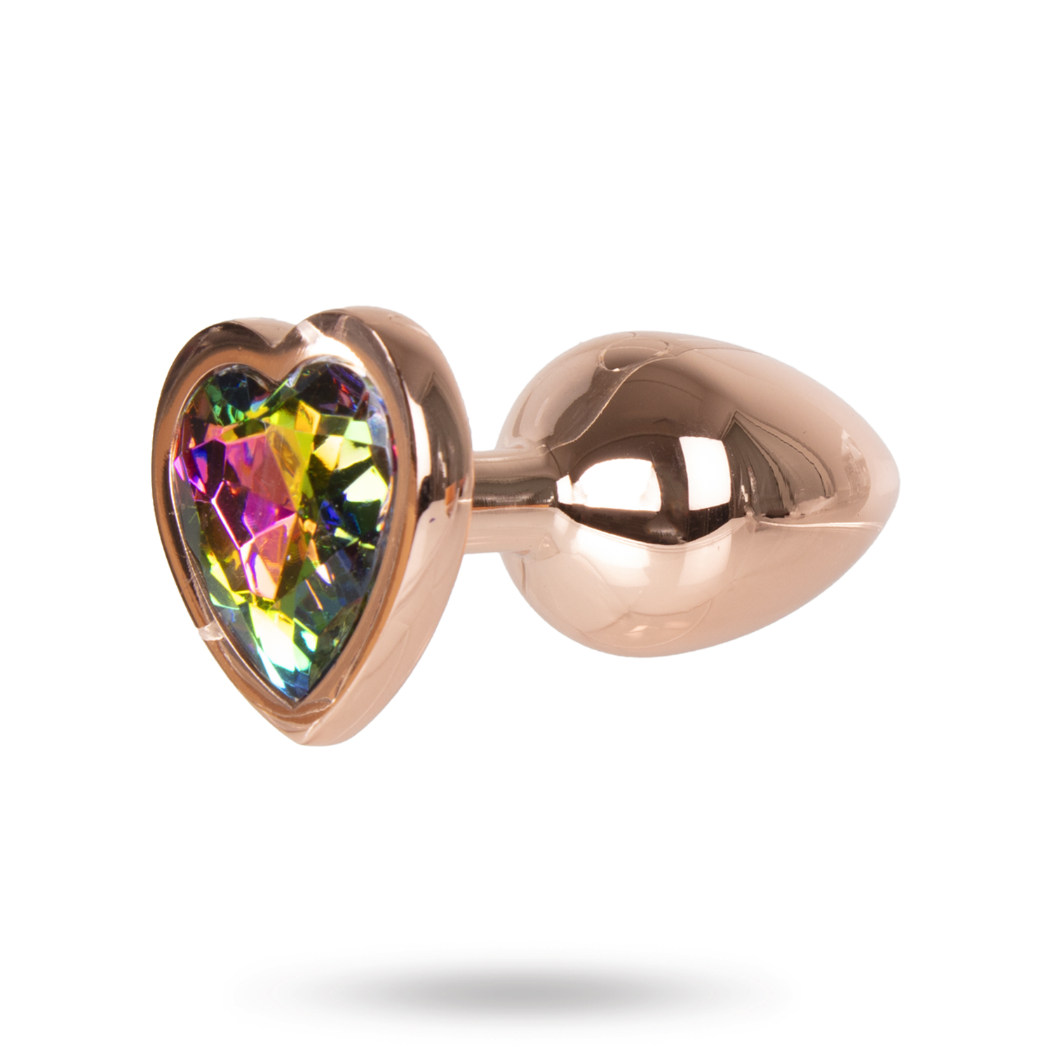 Metal Heart Plug Rose Gold Small Anaalitappi metallia
