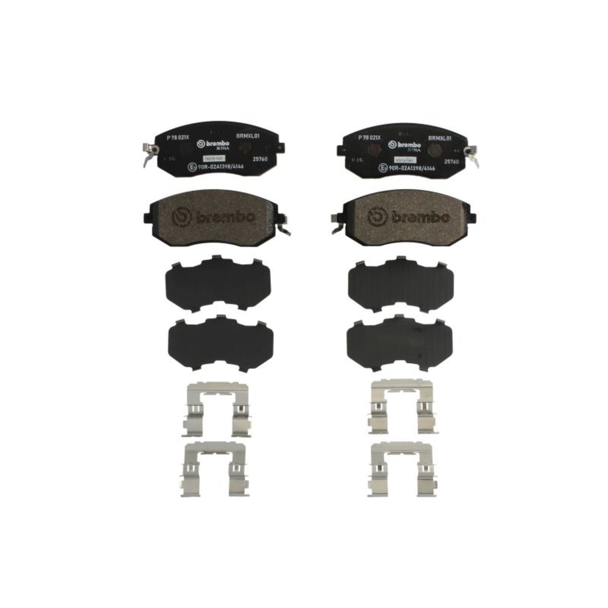 Jarrupalat, levyjarru BREMBO P 78 021X