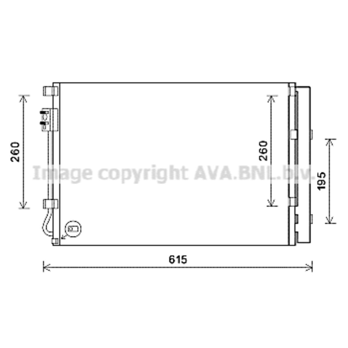 Lauhdutin, ilmastointilaite AVA COOLING SYSTEMS KAA5280D