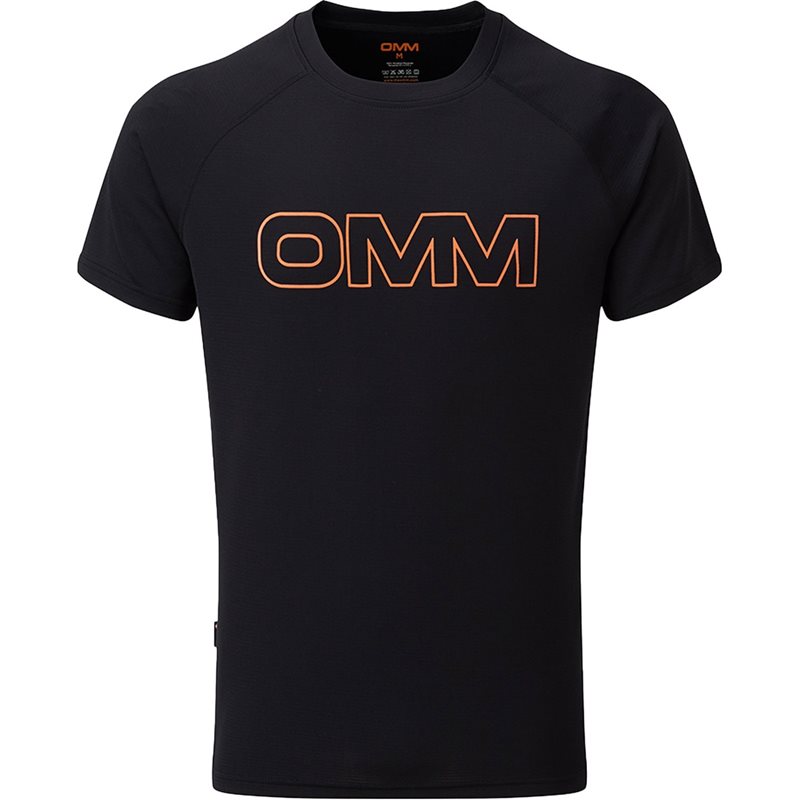 OMM Bearing Tee SS M Black Chest Logo - S