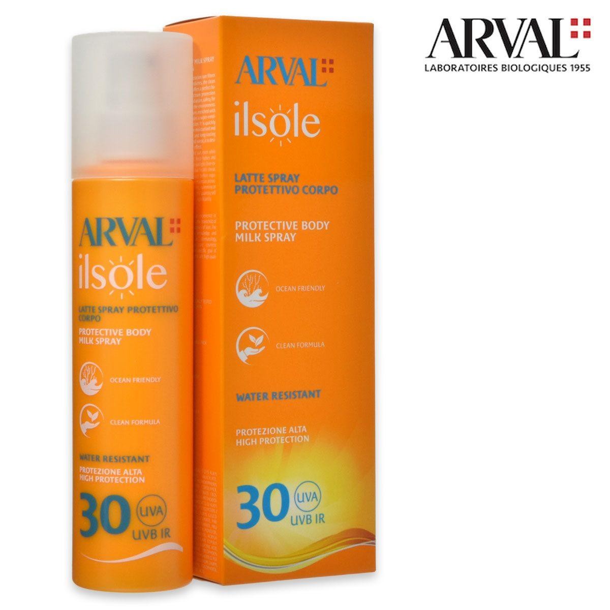 Arval the sun - suojaava maitospray spf30 200 ml