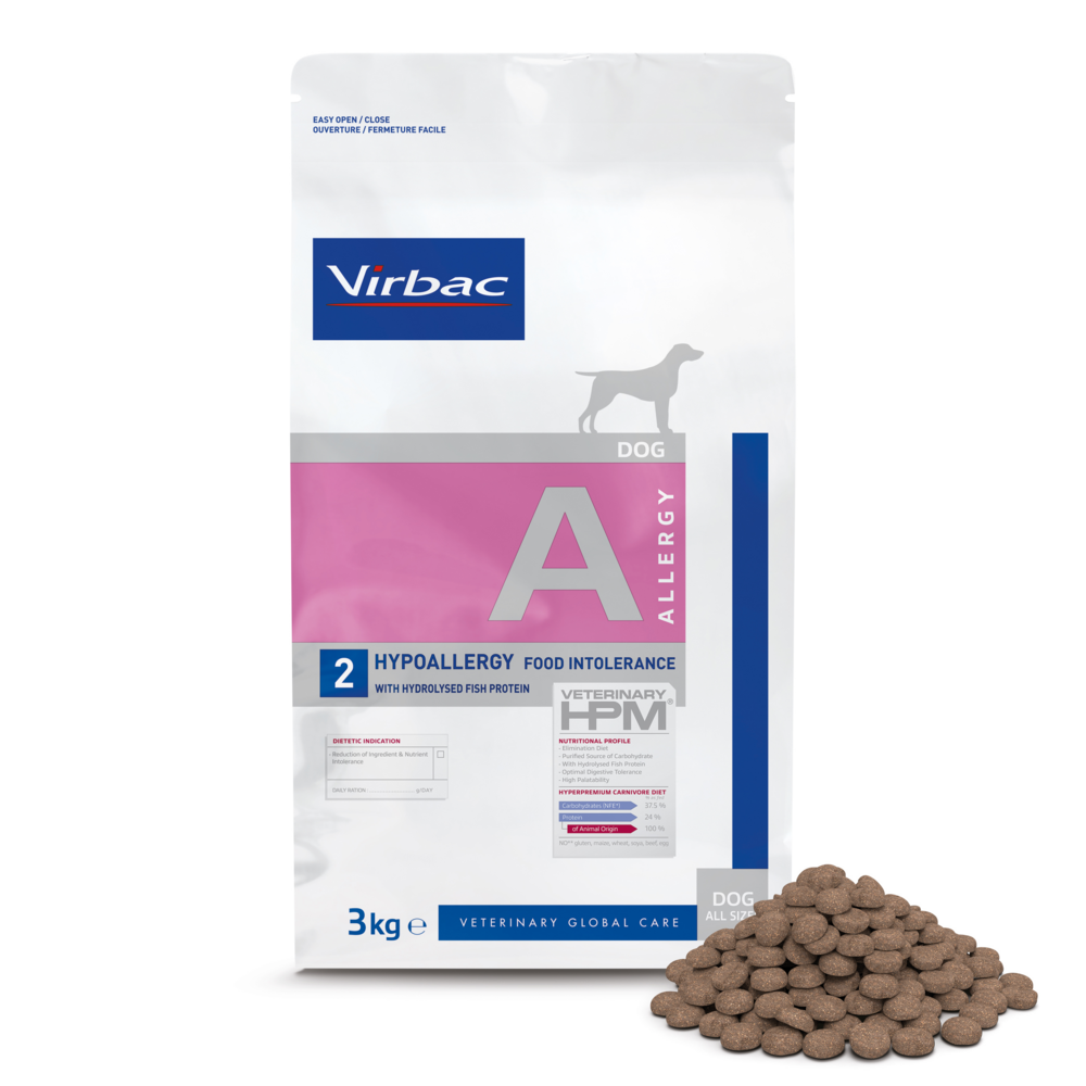 Virbac HPM Dog Hypoallergy with Hydrolysed Fish A2 3 kg