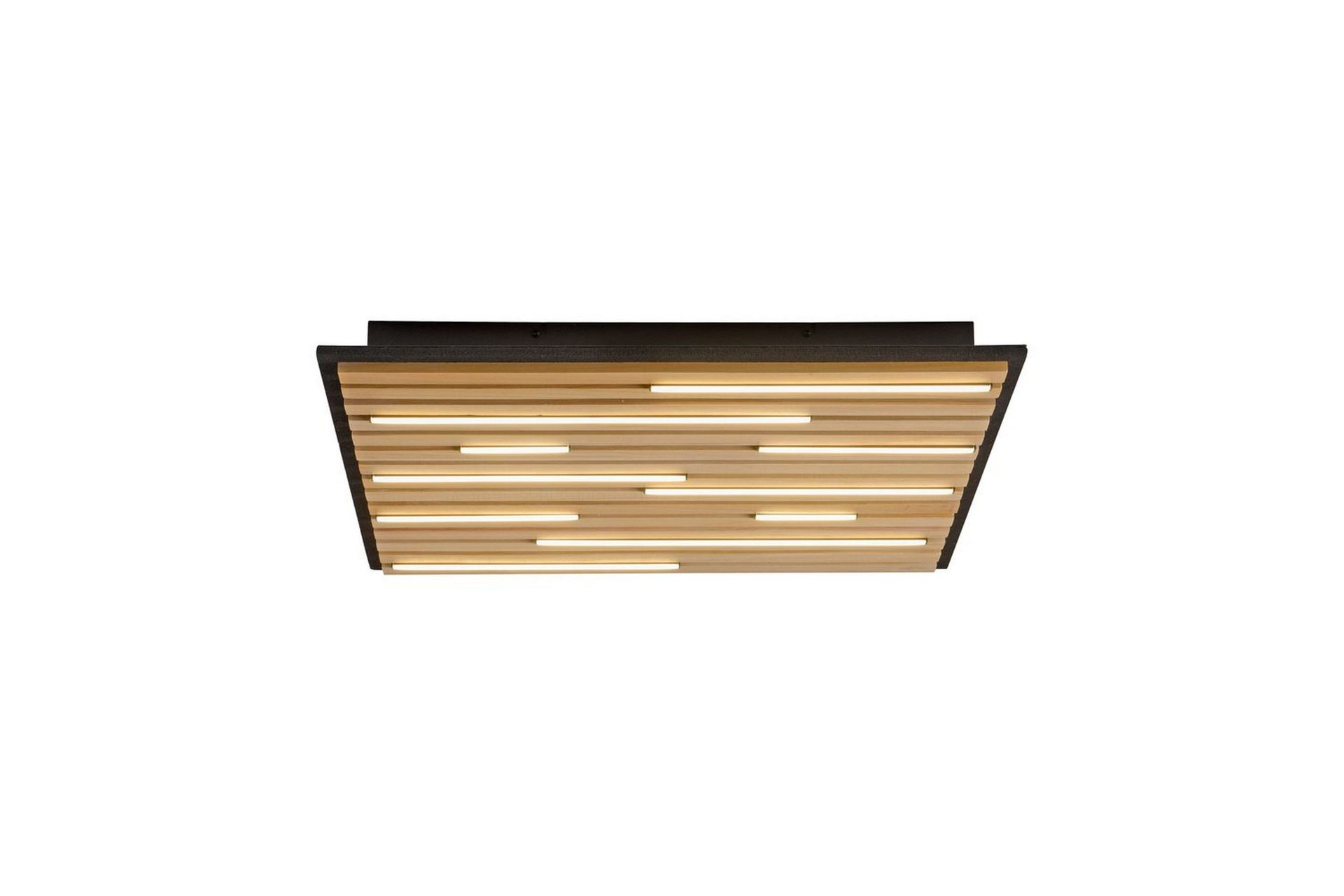 Paul Neuhaus Smart LED kattovalaisin Q-Acoustic puu 62 x 62 cm 62 x 62 cm
