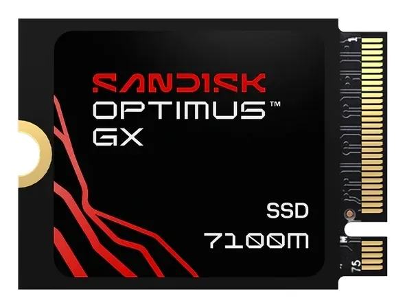 SANDISK Optimus GX 7100M SSD - 2TB - PCIe 4.0 - M.2 2230