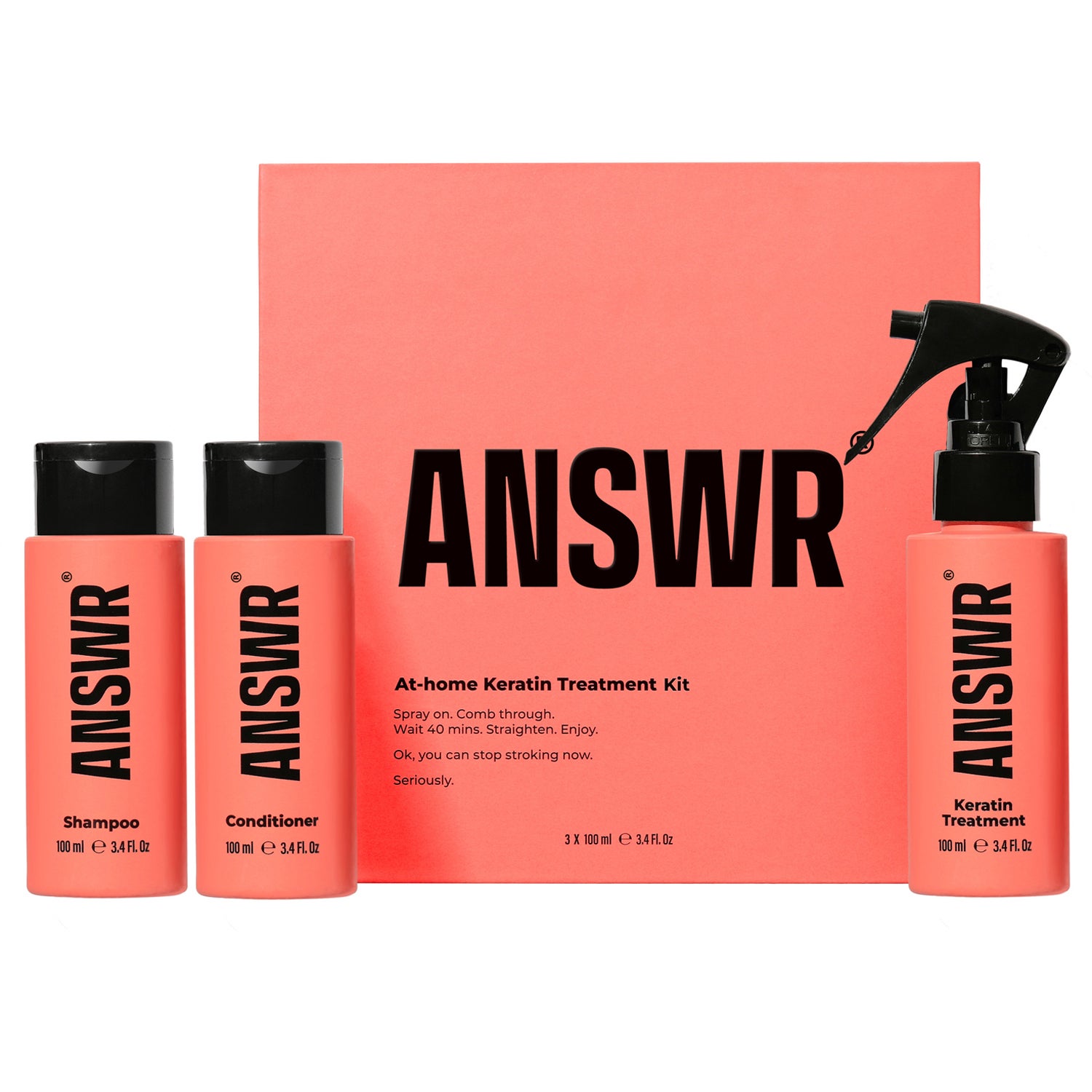 ANSWR At-home Keratin Treatment Kit 300 ml