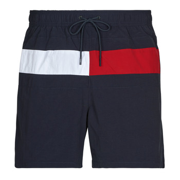 TOMMY HILFIGER Uimashortsit  tummansininen / verenpunainen / valkoinen