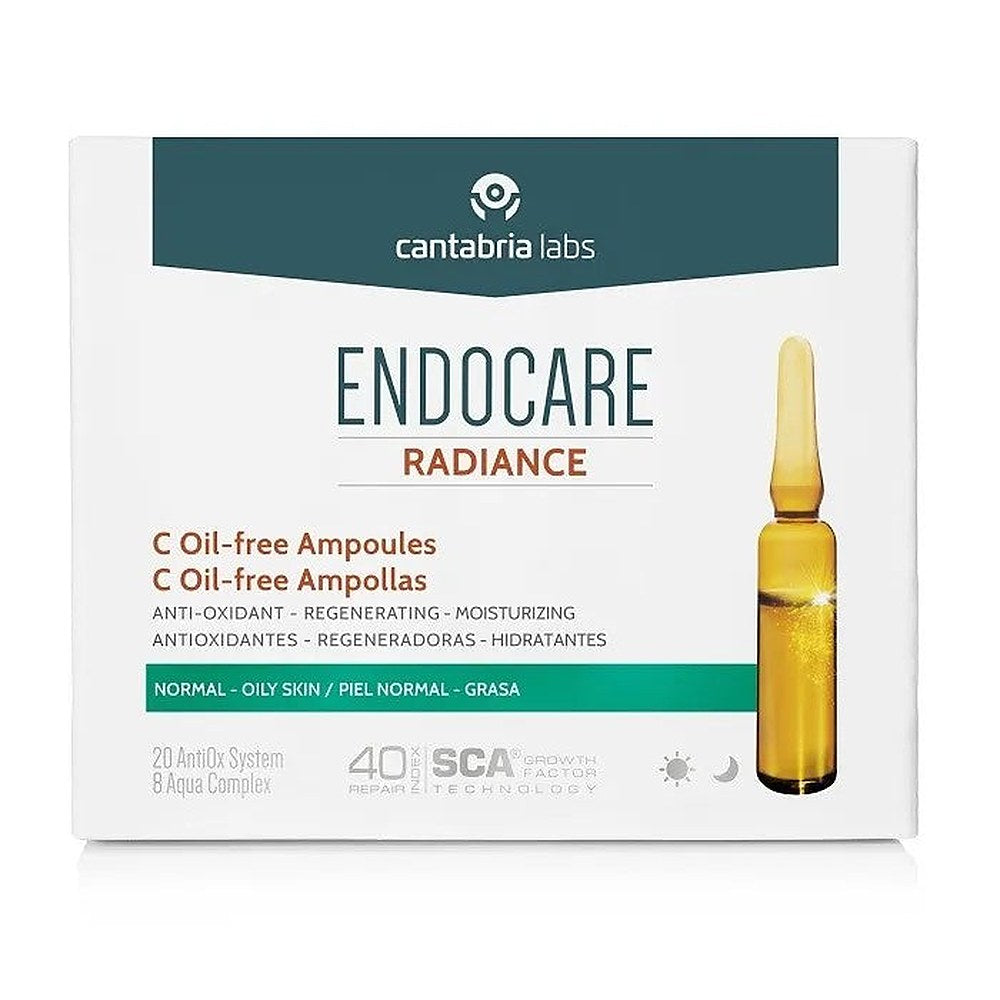 Endocare C Öljyttömät injektiopullot 30 x 2 ml