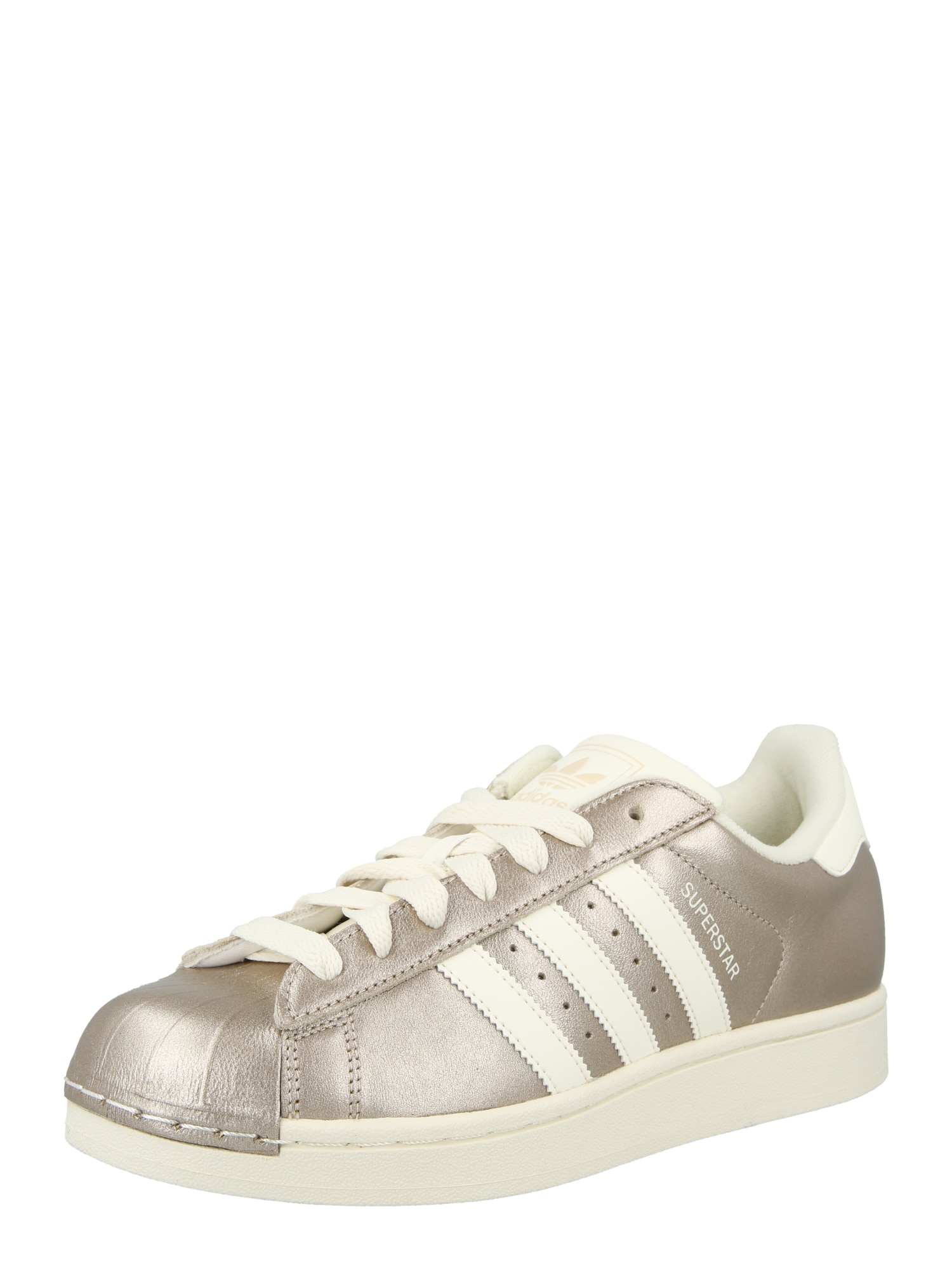 ADIDAS ORIGINALS Matalavartiset tennarit 'SUPERSTAR II' taupe / villanvalkoinen