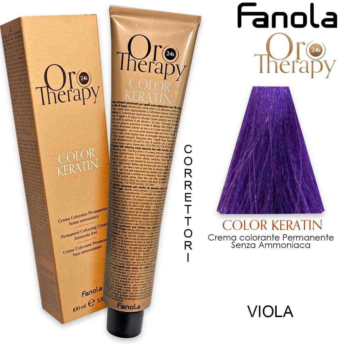 Hiusväri Fanola Gold Therapy - Purple Color Palette | Folio