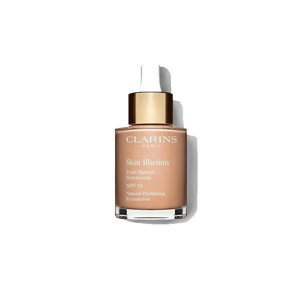 Clarins Skin Illusion — luonnollinen kosteuttava meikkivoide SPF 15 109 Wheat 30 ml