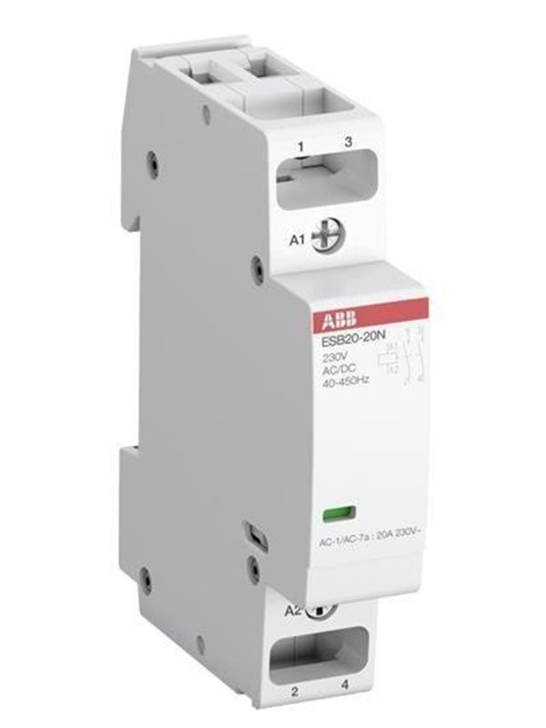 ABB Esb20-20n-06 asennuskytkin 2no/0nc 230v ac/dc