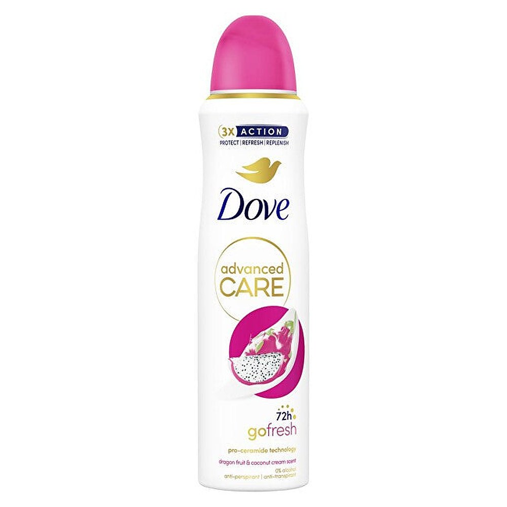 Dove Advanced Care Dragon Fruit & Coconut Cream antiperspiranttisuihke 150 ml