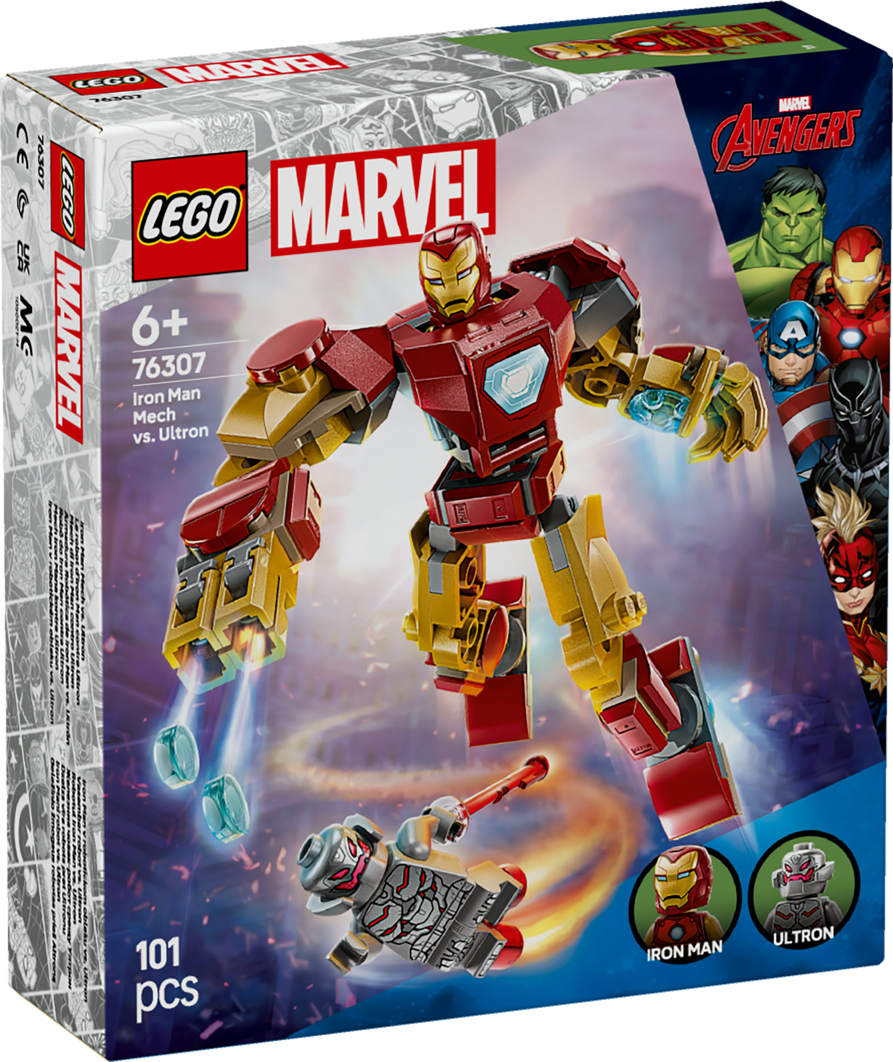 LEGO Supersankarit - Iron Man Mech vs. Ultron (76307)