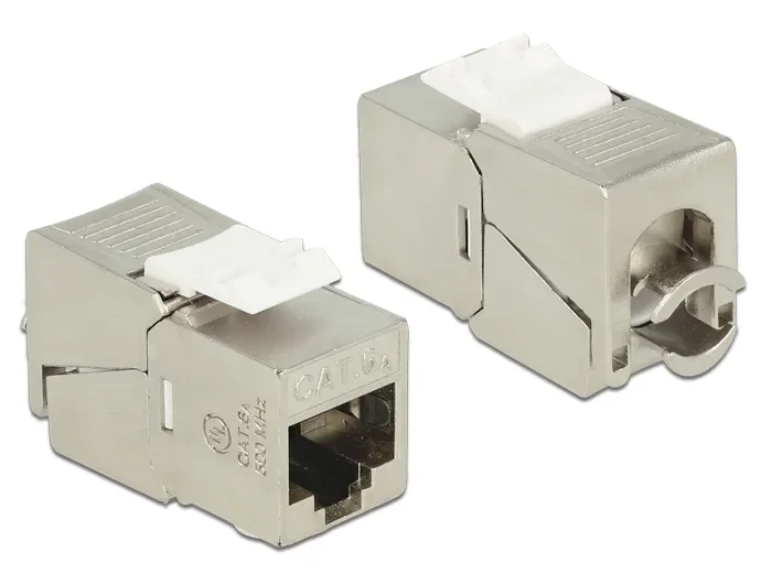 DeLOCK RJ45/LSA Cat.6A, Metallinen, Valkoinen, RJ45, LSA Cat.6A, Cat6a, ISO/IEC 11801 2.2, EN 50173-1:2011, EN 60603-7-51, Cat.6A of ANSI/TIA 568-C.2, 14,5 mm