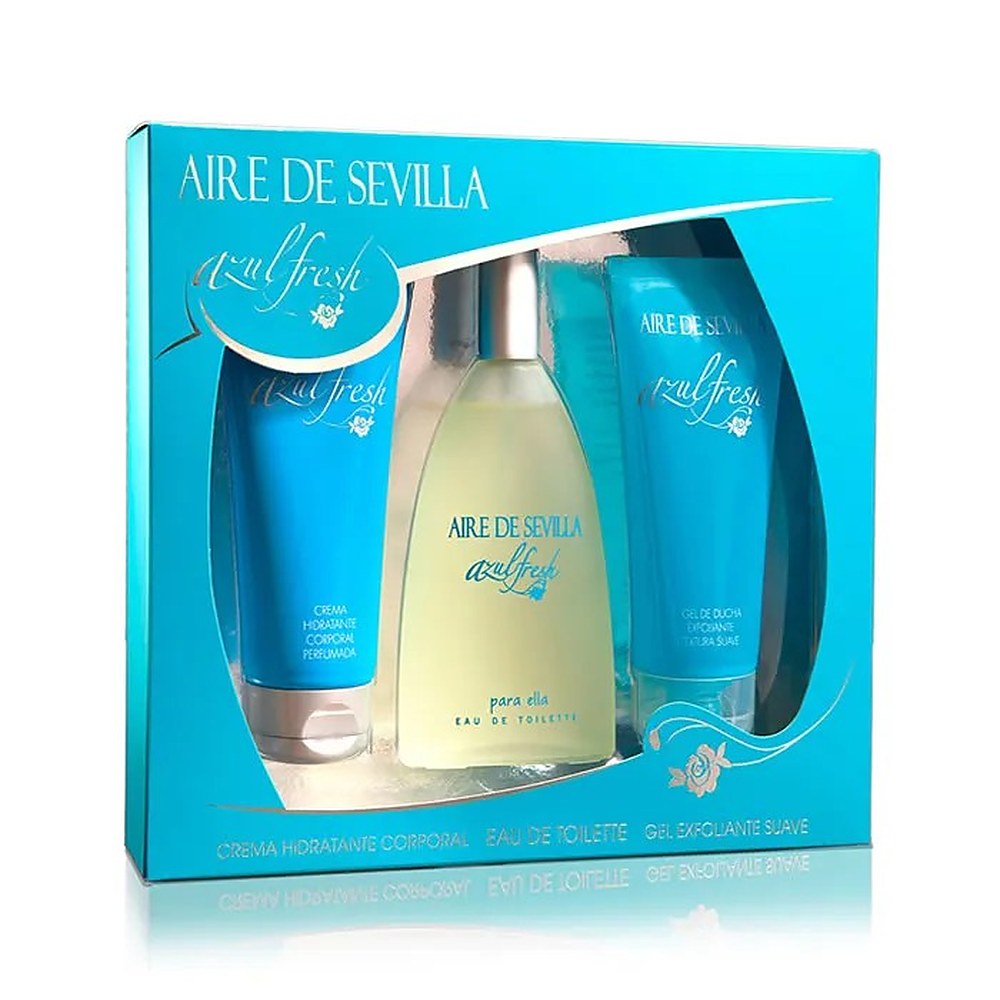 Aire De Sevilla Azul Fresh Eau De Toilette Spray 150ml Setti, 3 kpl