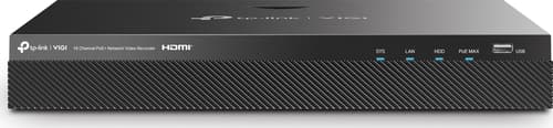 Tp-link Vigi Nvr2016h-16p Verkkovideotallennin Musta