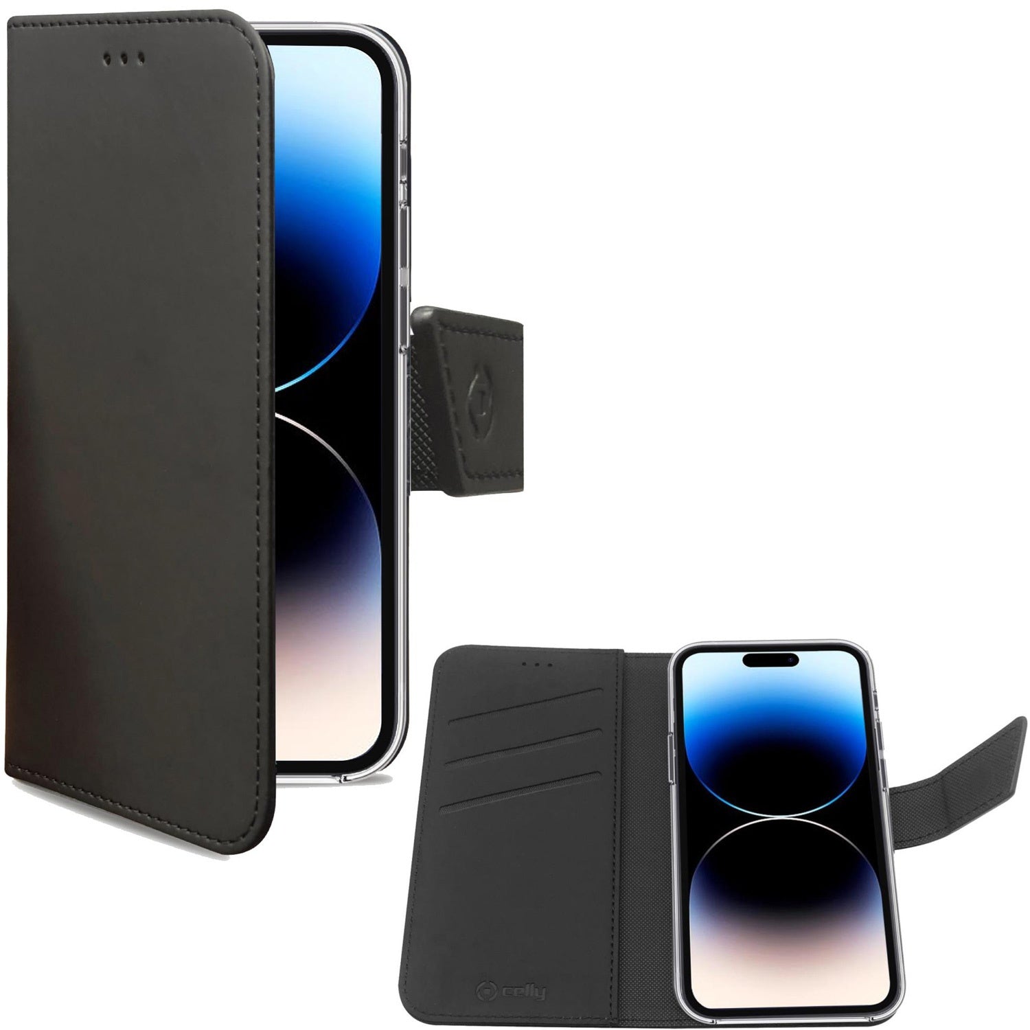 Celly Wallet Case iPhone 14 Pro Svar