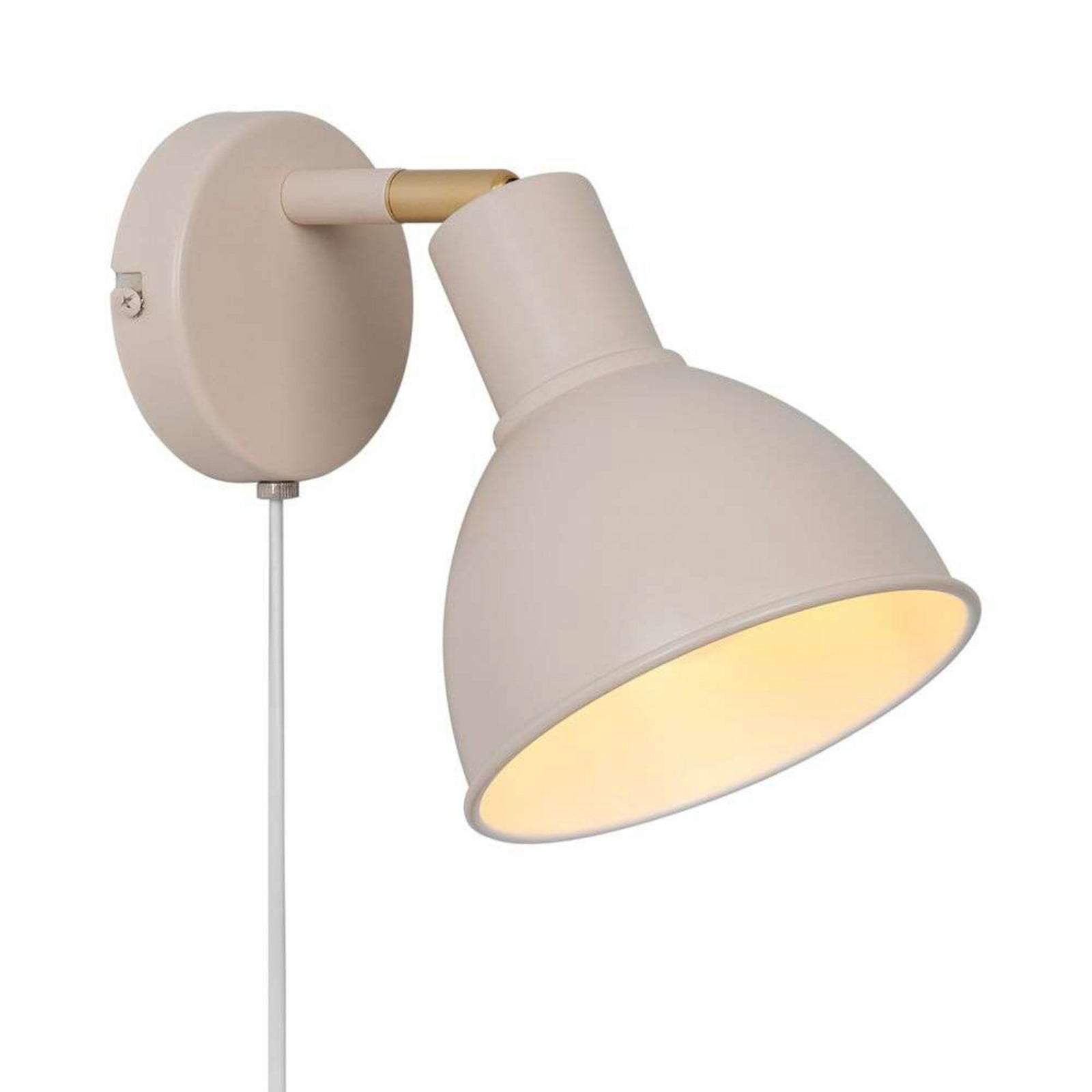 Pop Seinävalaisin Beige - Nordlux - Olohuone - Metalli