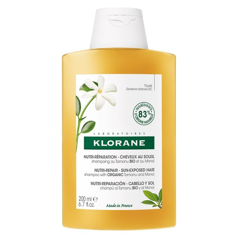 Klorane Tiare Nutri-Repairing Shampoo ORGANIC Tamarulla ja Monoïlla 200ml