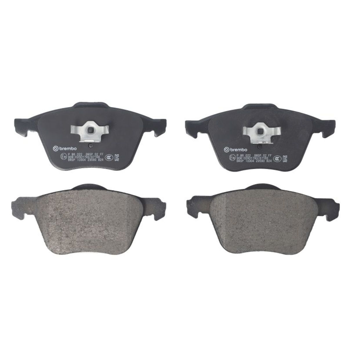 Jarrupalat, levyjarru BREMBO P 86 022