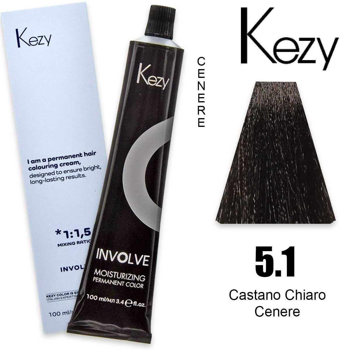 Kezy Involve Color 100 ml Vaalea Tuhkanruskea 5.1