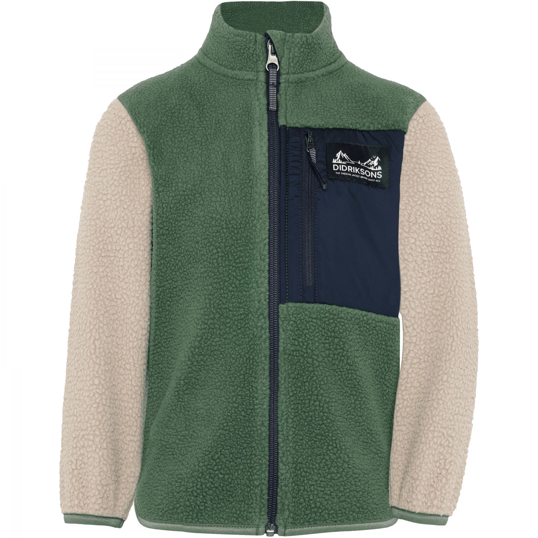 Didriksons Anten Kids' Full-Zip Beach Beige - 110