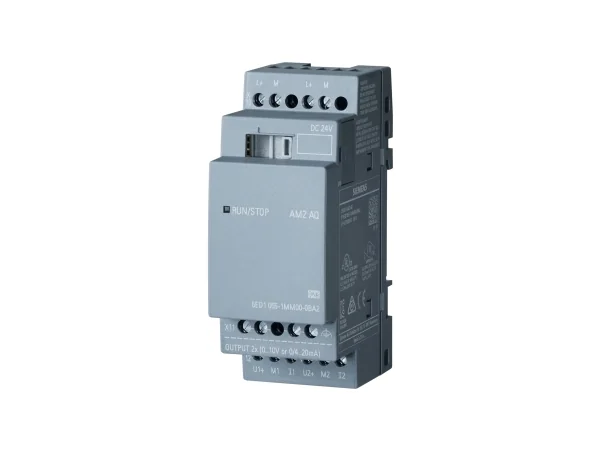 Siemens Logo! am2 aq expansion module pu: dc 24v 0/4-20ma 2aq 0-1