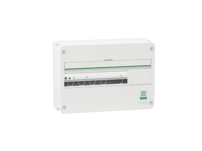 Schneider Electric Enclosure wall-mounted panel resi9 cx reis9 board 1 row 13 modulator Valkoinen ral9003 Ilman door